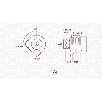 generátor MAGNETI MARELLI MQA1627