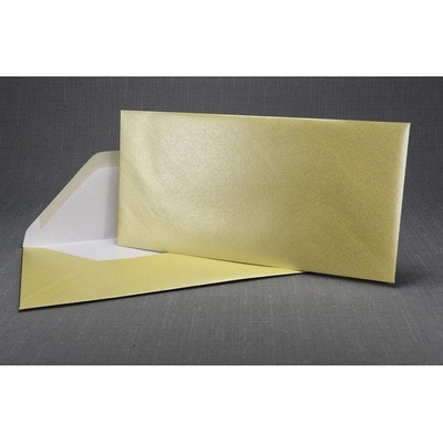 Obálka perleťová DL 220x110 mm - krémová