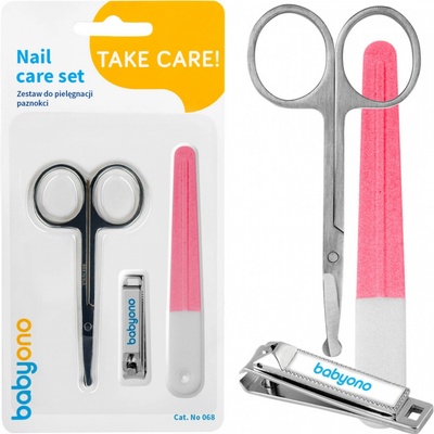 BabyOno Set detská manikúra mint