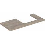 Geberit Плот за мивка Geberit One с десен изрез, американски орех, хикори, 105 см (505.324.00.6)