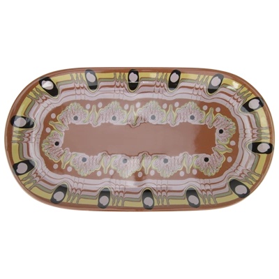 Horecano - Плато овално с декор 26cm (HC-05195) (0105195)