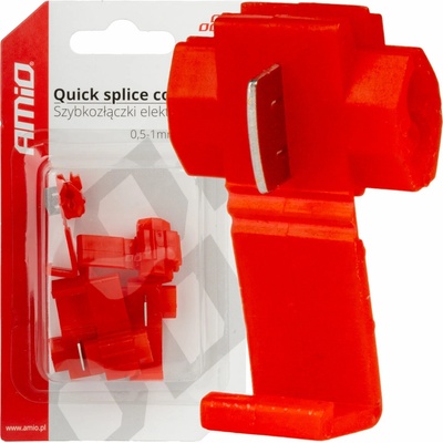 amio Elektrické rýchlospojky, 0,5-1mm2 10A Blister 5 ks