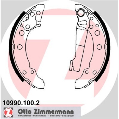 Sada brzdových čeľustí ZIMMERMANN 10990.100.2
