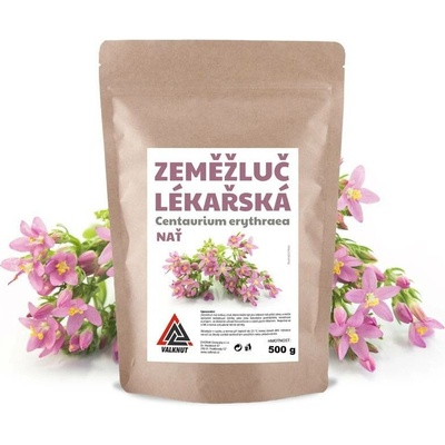 VALKNUT Zeměžluč lékařská Centaurium erythraea nať 500 g