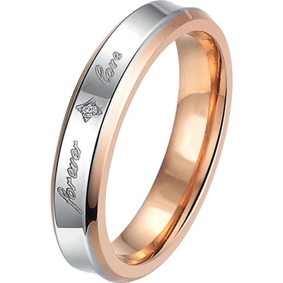 Mabell Dámský prsten z chirurgické oceli HAILEY CZ221R4033 10C45