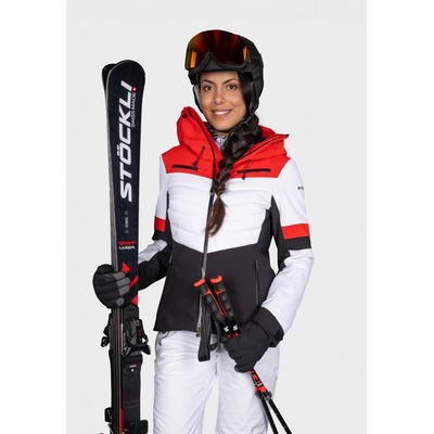 Stockli Skijacket Performance bílá červená