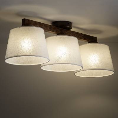 - Полилей за повърхностен монтаж LATTE 3xE27/15W/230V бор/бял (BG2495)