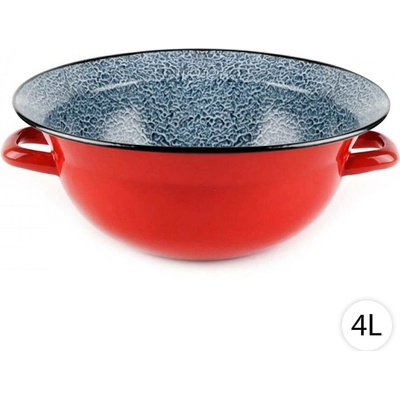 Perfect Home Smaltovaná miska Vandlík červená 4 l 34 cm