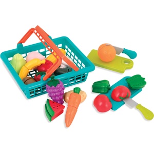 Battat Комплект за игра Battat - Кошница за пазар със зеленчуци (BT2534Z)