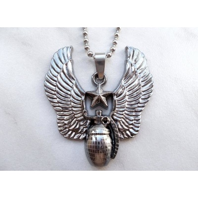 Blingstar Přívěsek GRENADE WINGS Granát Křídla P819 – Hledejceny.cz