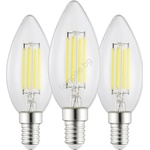 EGLO Комплект от 3 LED крушки VINTAGE C35 E14/2, 2W/230V 2700K - Eglo 110439 (EG110439)
