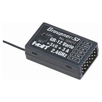 GR-12+3G+3A+Vario přijímač HoTT