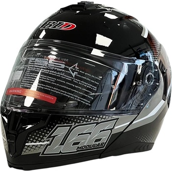 Paolo Каска 166 - Размер m - Черно/Бяло