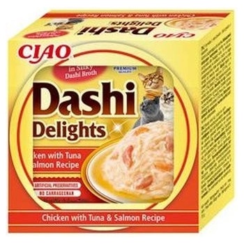 Ciao Dashi Delights kura s tuniakom a lososom 70 g