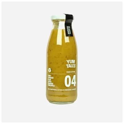 YumTales Smoothie kiwi, špenát, ananas a jablko 12 x 240 ml