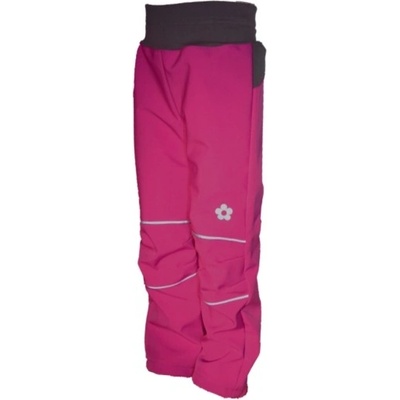 Softshellové kalhoty fuchsiovo šedé