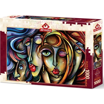 Image 1 of Art Puzzle Пъзел Art Puzzle от 1000 части - Женски фигури (5171)