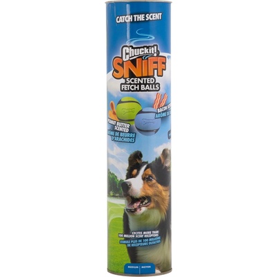Chuckit! Sniff Fetch Balls Canister míčky 6,5 cm 4 ks