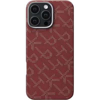 PITAKA Tactile Woven калъф PTK червено/злато за iPhone 16 Pro (KI1602PTK)
