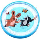 KRTEK Hra kuličkové bludiště labyrint kulatý 9cm Krteček plast 4 barvy