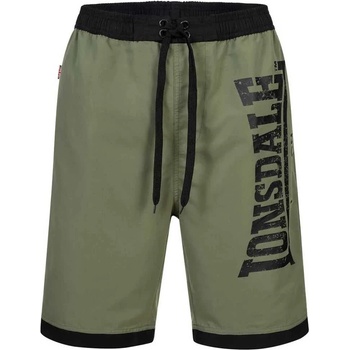 Lonsdale Бански гащета Lonsdale Clennell swimming shorts - Green (Black / Olive)