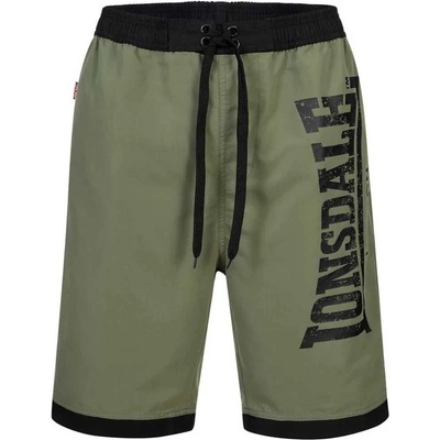 Lonsdale Бански гащета Lonsdale Clennell swimming shorts - Green (Black / Olive)