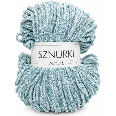 Bobbiny Sznurki outlet - 5mm Sznurki - 5mm: Teal melange