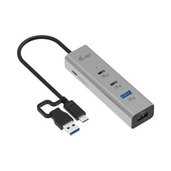 HI-TEC USB извод i-Tec CAHUBMETAL2A2CPD Сребрист