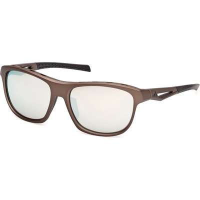 adidas eyewear Мъжки очила Adidas eyewear SP0118 Mirror S2 Running glasses - Matte Dark Brown / Brown Mirror - размер One Size (205-7222-0111)