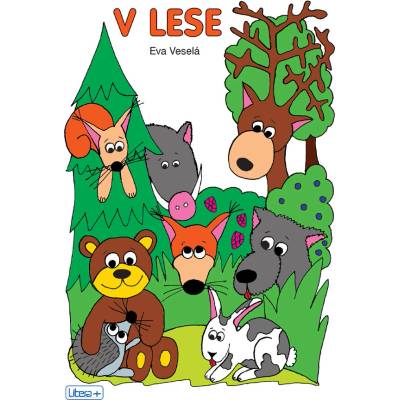 Omaľovanka A5 Litera V lese