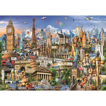 Image 1 of Educa - Puzzle Europe Landmarks - 2 000 piese