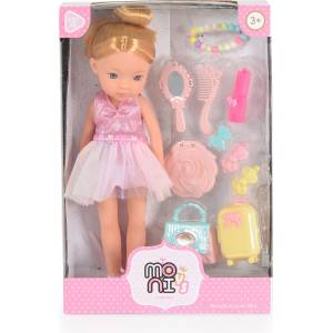 Moni Кукла Moni Toys - Pretty Doll Set, с аксесоари, 33 cm (111807)