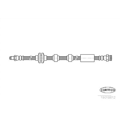 Brzdová hadica CORTECO 19018612