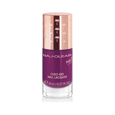 Naj Oleari Oleo gel Nail Lacquer lak na nehty s gelovým efektem 18 blueberry juice 8 ml