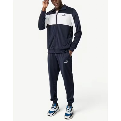 PUMA Poly Colorblock Suit Blue/White