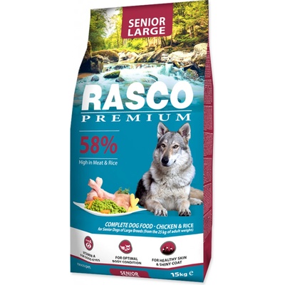 Rasco Premium Senior Large s kuracím mäsom 18 kg