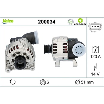 Generátor VALEO 200034