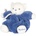 Kaloo Бебешка мека играчка Kaloo - Мече, Ocean blue, 18 сm (K969983)