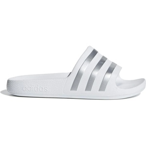 adidas Детски сандали adidas Kid's Adilette Aqua Slides Sandals - Ftwr White / Silver Metallic / Ftwr White - размер 31 (EU) (702-4510-0414)