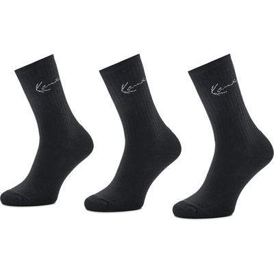 Karl Kani Комплект 3 чифта дълги чорапи мъжки Karl Kani Signature 3003749 Черен (Signature 3003749)