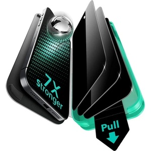 ESR iPhone 17 Pro Max ESR ULTRAFIT ARMORITE PRIVACY протектор за екран стъкло 3dpcs 2.5D, антирефлексен + рамка, BLACK GP-181251 (GP-181251)