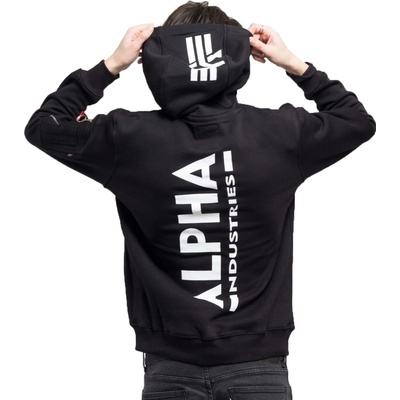 Alpha Industries mikina Backprint Zip Hoodie black 128342/03