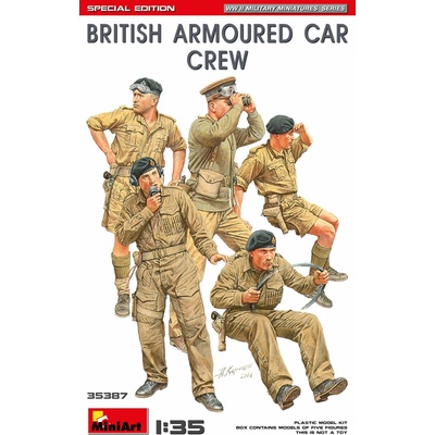 MiniArt Figure Set British Armoured Car Crew Special Edition 1:35