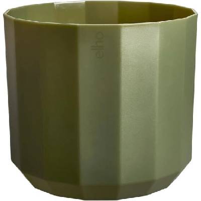 Elho Facet kulatý 23 cm - květináč do interiéru - 100% recyklovaný plast - Ø 22,7 x V 20,4 cm -