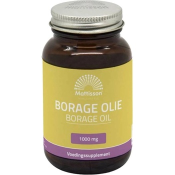 Mattisson Healthstyle Borage Oil, 1000 mg, 60 капсули, Mattisson Healthstyle (MT2363)