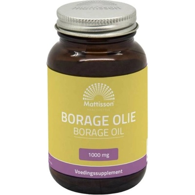 Mattisson Healthstyle Borage Oil, 1000 mg, 60 капсули, Mattisson Healthstyle (MT2363)