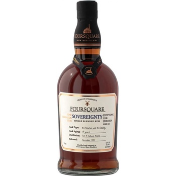 Foursquare Sovereignty 62% 0,75 l (holá láhev)