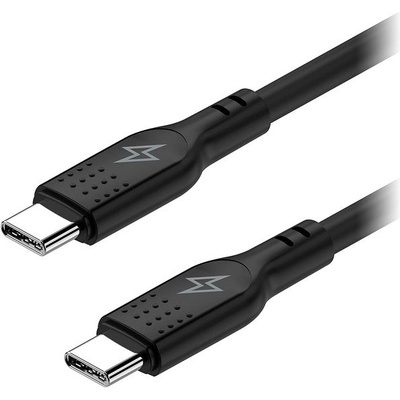 AlzaPower APW-CBSCTC2020B SilkCore USB-C/USB-C 2.0 5 A, 240 W, 2m, černý