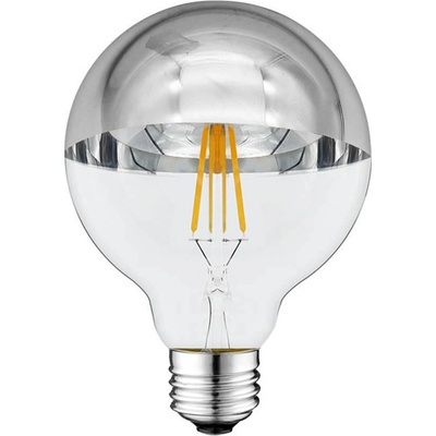 OPTONICA Led КРУШКА g95 4w 400lm 2700k e27 175-265v СРЕБРИСТ ЕФЕКТ (1887)