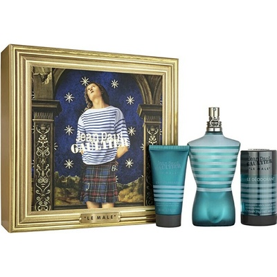 Jean P. Gaultier Le Male EDT 125 ml + balzám po holení 50 ml + tuhý deodorant 75 ml